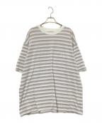 SEQUELシークエル）の古着「ボーダーTシャツ」｜ベージュ