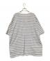 SEQUEL (シークエル) ボーダーTシャツ ベージュ サイズ:XL：4000円