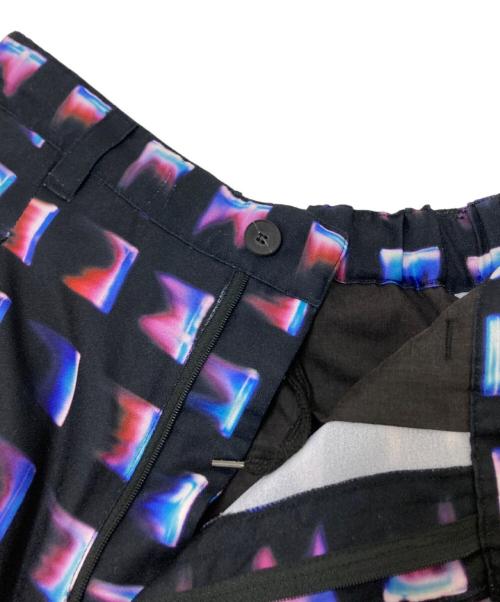 MAISON SPECIAL（メゾンスペシャル）MAISON SPECIAL (メゾンスペシャル) グラデーションカラーブロックプリント1タックワイドパンツ ブラック サイズ:02の古着・服飾アイテム