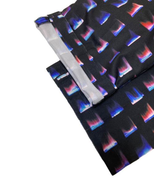 MAISON SPECIAL（メゾンスペシャル）MAISON SPECIAL (メゾンスペシャル) グラデーションカラーブロックプリント1タックワイドパンツ ブラック サイズ:02の古着・服飾アイテム