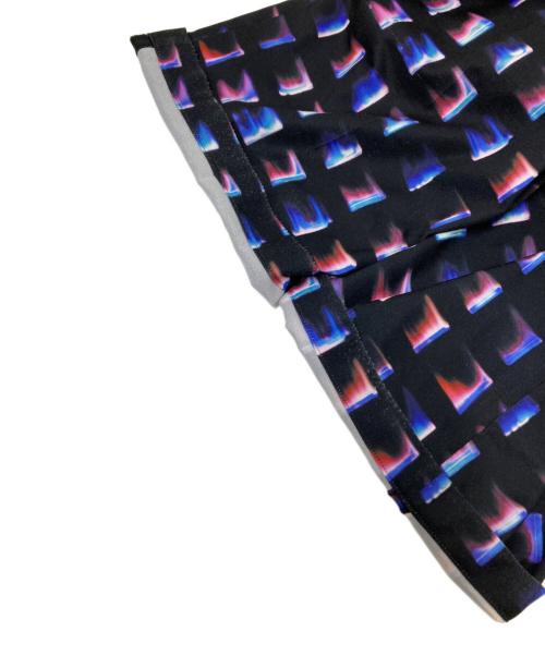 MAISON SPECIAL（メゾンスペシャル）MAISON SPECIAL (メゾンスペシャル) グラデーションカラーブロックプリント1タックワイドパンツ ブラック サイズ:02の古着・服飾アイテム