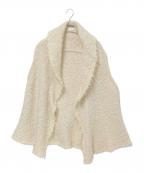 BALLSEYボールジィ）の古着「ミックスファー ショールカラージレ」｜アイボリー