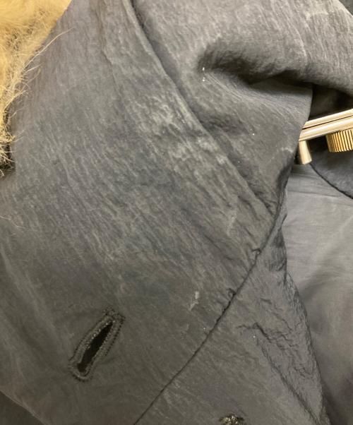 theory（セオリー）theory (セオリー) ファー付きダウンコート ブラック サイズ:Sの古着・服飾アイテム