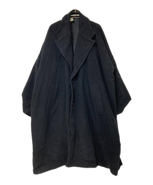 N.HOOLYWOOD（エヌ ハリウッド）N.HOOLYWOOD (エヌ ハリウッド) CHESTERFIELD LONG COAT ブラック サイズ:38の古着・服飾アイテム