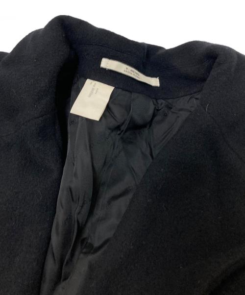 N.HOOLYWOOD（エヌ ハリウッド）N.HOOLYWOOD (エヌ ハリウッド) CHESTERFIELD LONG COAT ブラック サイズ:38の古着・服飾アイテム