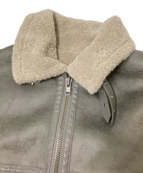 LAGUA GEM（ラグアジェム）LAGUA GEM (ラグアジェム) ムートンジャケット グレー サイズ:Fの古着・服飾アイテム