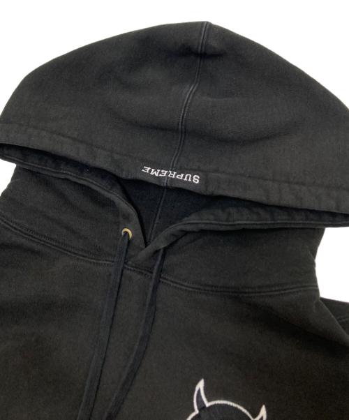 SUPREME（シュプリーム）Supreme (シュプリーム) ツノSロゴ パーカー ブラック サイズ:XLの古着・服飾アイテム