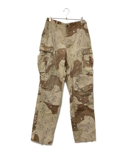 US ARMY（ユーエスアーミー）US ARMY (ユーエスアーミー) カモ柄カーゴパンツ ベージュ サイズ:SMALL-LONGの古着・服飾アイテム