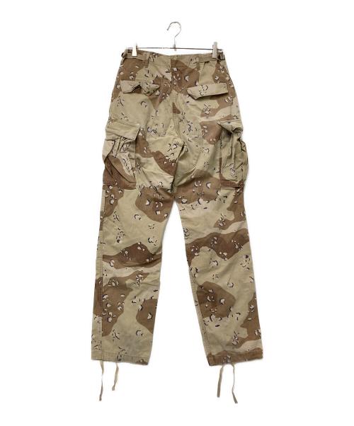 US ARMY（ユーエスアーミー）US ARMY (ユーエスアーミー) カモ柄カーゴパンツ ベージュ サイズ:SMALL-LONGの古着・服飾アイテム