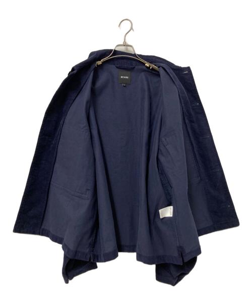 BEAMS（ビームス）BEAMS (ビームス) コーデュロイ ワイド コーチジャケット ネイビー サイズ:Lの古着・服飾アイテム