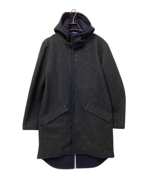 LANVIN en Bleu（ランバンオンブルー）LANVIN en Bleu (ランバンオンブルー) 裏地エコファーコート ネイビー サイズ:下記参照の古着・服飾アイテム