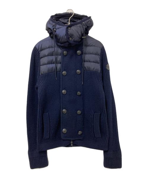 MONCLER（モンクレール）MONCLER (モンクレール) MAGLIONE TRICOT CARDIGAN ネイビー サイズ:Mの古着・服飾アイテム