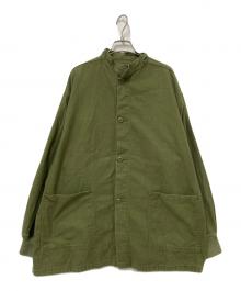 Needles（ニードルズ）の古着「Stand Collar Army Shirt」｜オリーブ
