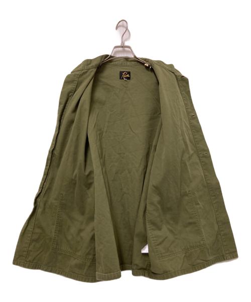 Needles（ニードルズ）Needles (ニードルズ) Stand Collar Army Shirt オリーブ サイズ:Mの古着・服飾アイテム