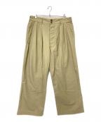 RRLダブルアールエル）の古着「2タックパンツ」｜カーキ