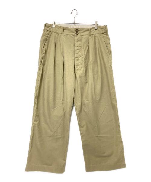 RRL（ダブルアールエル）RRL (ダブルアールエル) 2タックパンツ カーキ サイズ:W36×L32の古着・服飾アイテム