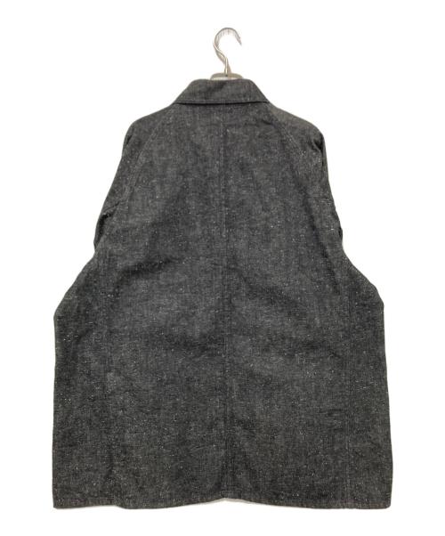 gold（ゴールド）gold (ゴールド) RECYCLED WASTE SUVIN COTTON YARN 11.5oz. DENIM WORK COAT ブラック サイズ:Mの古着・服飾アイテム