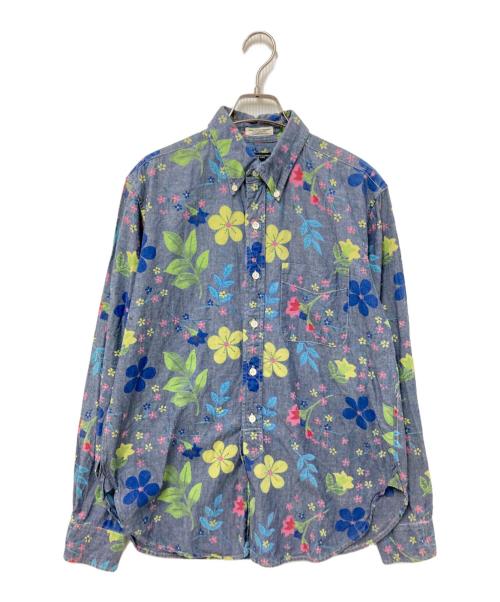 Engineered Garments（エンジニアドガーメンツ）Engineered Garments (エンジニアドガーメンツ) 花柄シャツ インディゴ サイズ:Sの古着・服飾アイテム