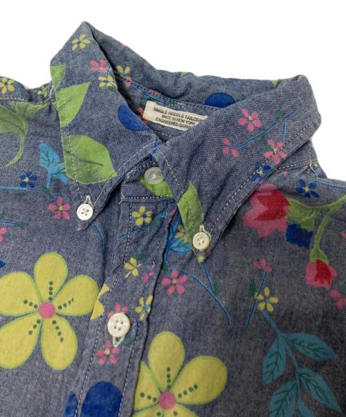 Engineered Garments（エンジニアドガーメンツ）Engineered Garments (エンジニアドガーメンツ) 花柄シャツ インディゴ サイズ:Sの古着・服飾アイテム