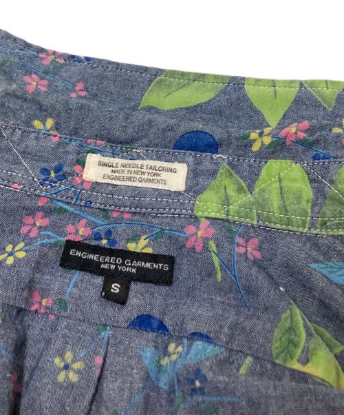 Engineered Garments（エンジニアドガーメンツ）Engineered Garments (エンジニアドガーメンツ) 花柄シャツ インディゴ サイズ:Sの古着・服飾アイテム