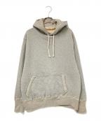 WAREHOUSEウエアハウス）の古着「2本針フードパーカー」｜グレー