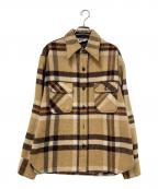 MONTGOMERY WARDモンゴメリーワード）の古着「60-70‘SCPOジャケット」｜ベージュ×ブラウン