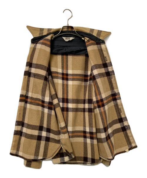 MONTGOMERY WARD（モンゴメリーワード）MONTGOMERY WARD (モンゴメリーワード) 60-70‘SCPOジャケット ベージュ×ブラウン サイズ:下記参照の古着・服飾アイテム