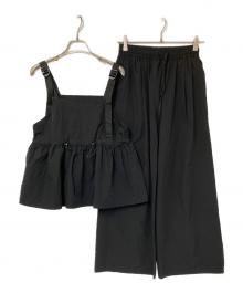 Thousand Mile×FREAK'S STORE（サウザンドマイル×フリークスストア）の古着「ビスチェ＋パンツセットアップ」｜ブラック