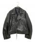 MAISON SPECIAL（メゾンスペシャル）の古着「Leather Riders Jacket」｜ブラック