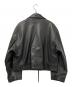 MAISON SPECIAL (メゾンスペシャル) Leather Riders Jacket ブラック サイズ:36：20000円