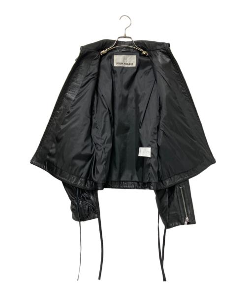 PRANK PROJECT（プランクプロジェクト）PRANK PROJECT (プランクプロジェクト) Lace-Up Leather Blouson ブラック サイズ:FREEの古着・服飾アイテム