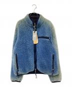 REMI RELIEF×BEAMS PLUSレミレリーフ×ビームスプラス）の古着「インディゴ加工リバーシブルフリースジャケット」｜ブルー