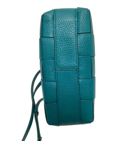 IACUCCI（イアクッチ）IACUCCI (イアクッチ) トレチャート レザーショルダーバッグ グリーンの古着・服飾アイテム