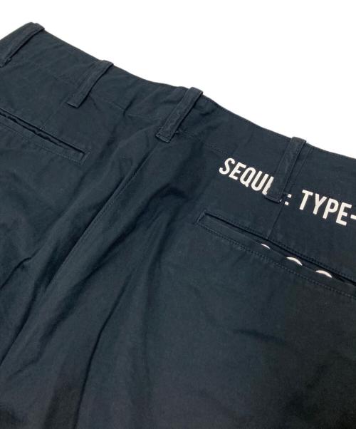 SEQUEL（シークエル）SEQUEL (シークエル) CHINO PANTS TYPE-XF ブラック サイズ:Lの古着・服飾アイテム
