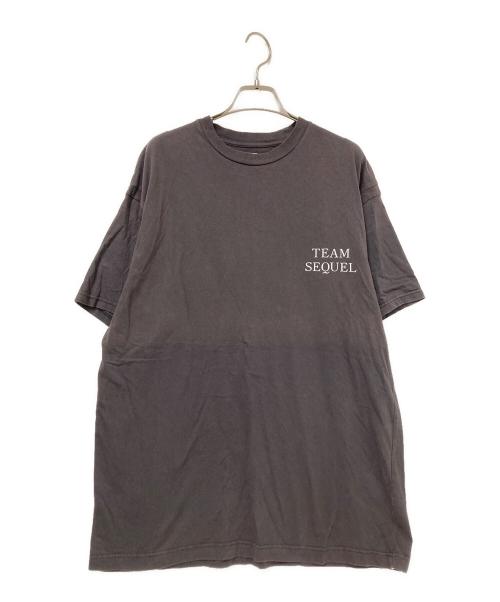 SEQUEL（シークエル）SEQUEL (シークエル) Wendys (ウェンディーズ) プリントTシャツ ブラウン サイズ:Lの古着・服飾アイテム