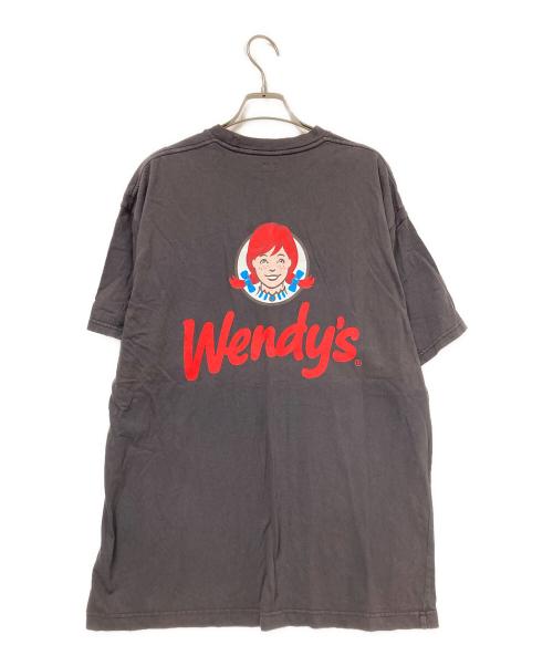 SEQUEL（シークエル）SEQUEL (シークエル) Wendys (ウェンディーズ) プリントTシャツ ブラウン サイズ:Lの古着・服飾アイテム