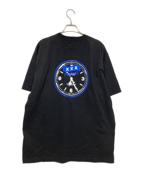 GOD SELECTION XXX（ゴッド セレクション トリプルエックス）GOD SELECTION XXX (ゴッド セレクション トリプルエックス) FRAGMENT DESIGN (フラグメントデザイン) プリントTシャツ ブラック サイズ:XLの古着・服飾アイテム