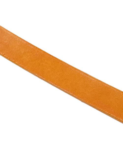 LIKEDREAMERSDO PRODUCTS（ライクドリームエスディーオー プロダクト）LIKEDREAMERSDO PRODUCTS (ライクドリームエスディーオー プロダクト) スタッズレザーナローベルト ベージュ サイズ:約80~91cmの古着・服飾アイテム