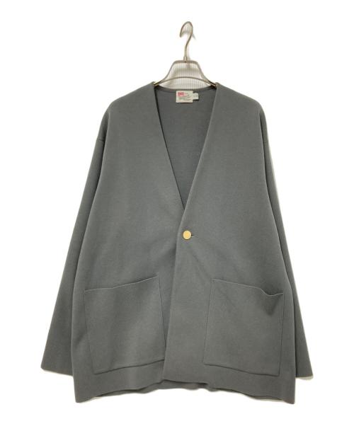 Traditional Weatherwear（トラディショナルウェザーウェア）Traditional Weatherwear (トラディショナルウェザーウェア) RIB 2PATCH POCKET NOCOLLAR JACKET グレー サイズ:Sの古着・服飾アイテム