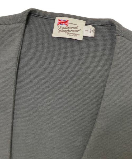 Traditional Weatherwear（トラディショナルウェザーウェア）Traditional Weatherwear (トラディショナルウェザーウェア) RIB 2PATCH POCKET NOCOLLAR JACKET グレー サイズ:Sの古着・服飾アイテム