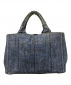 PRADAプラダ）の古着「デニムトートバッグ」｜インディゴ