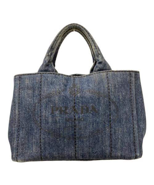 PRADA（プラダ）PRADA (プラダ) デニムトートバッグ インディゴ サイズ:下記参照の古着・服飾アイテム