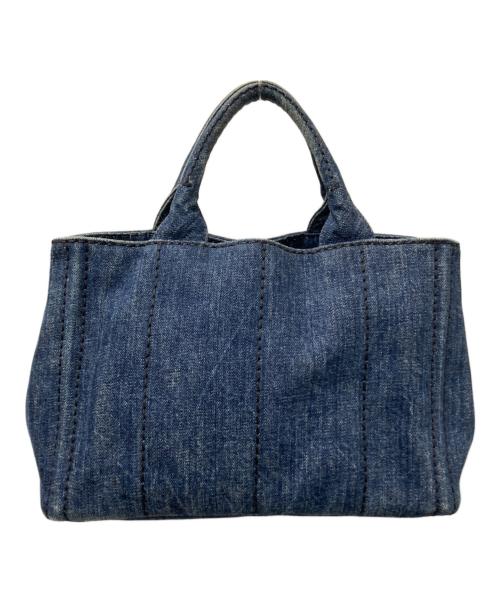 PRADA（プラダ）PRADA (プラダ) デニムトートバッグ インディゴ サイズ:下記参照の古着・服飾アイテム
