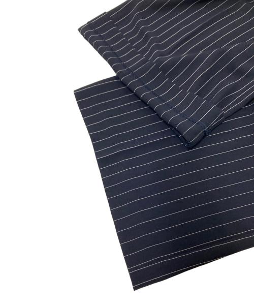 Ameri（アメリ）Ameri (アメリ) TURN BACK WAIST WIDE PANTS ネイビー×ホワイト サイズ:Sの古着・服飾アイテム