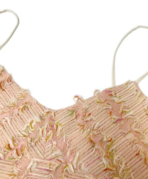 Ameri（アメリ）Ameri (アメリ) 2WAY MIX PINK SHAGGY BUSTIER ピンク サイズ:F 未使用品の古着・服飾アイテム