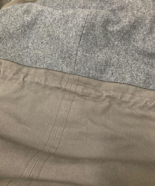 Marc by Marc Jacobs（マークバイマークジェイコブス）Marc by Marc Jacobs (マークバイマークジェイコブス) 異素材ドッキングコート グレー サイズ:XSの古着・服飾アイテム