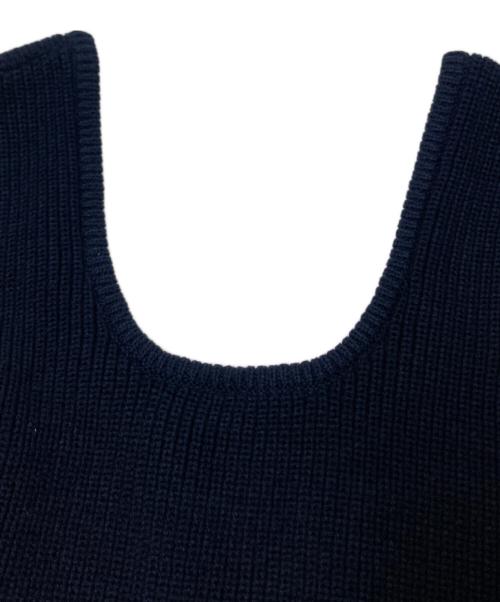 CLANE（クラネ）CLANE (クラネ) USTIER SET KNIT CARDIGAN ネイビー サイズ:2の古着・服飾アイテム