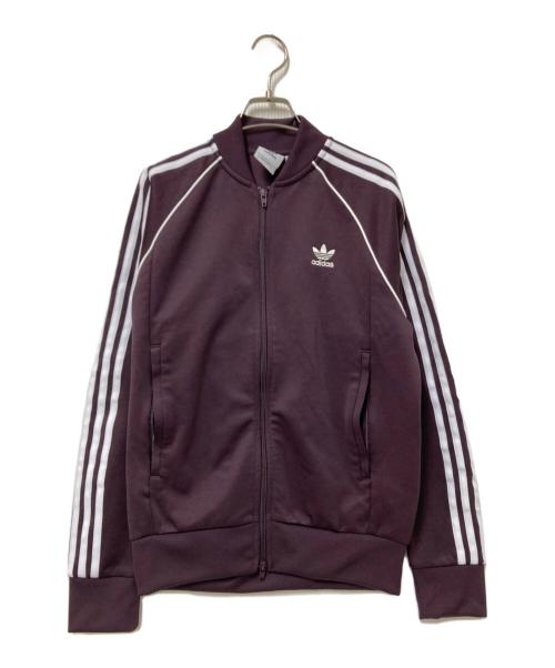 adidas（アディダス）adidas (アディダス) トラックジャケット ブラウン サイズ:Lの古着・服飾アイテム