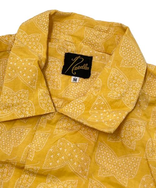 Needles（ニードルズ）Needles (ニードルズ) パピヨンオープンカラーシャツ イエロー サイズ:Mの古着・服飾アイテム