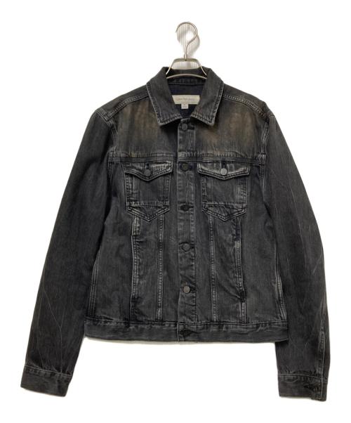 Calvin Klein Jeans（カルバンクラインジーンズ）Calvin Klein Jeans (カルバンクラインジーンズ) デニムジャケット ブラック サイズ:Mの古着・服飾アイテム